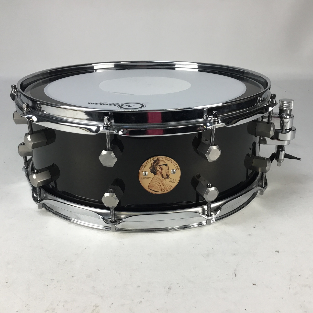 Used HONEST ABE ALUMINUM SNARE Metal Snare Drum 14