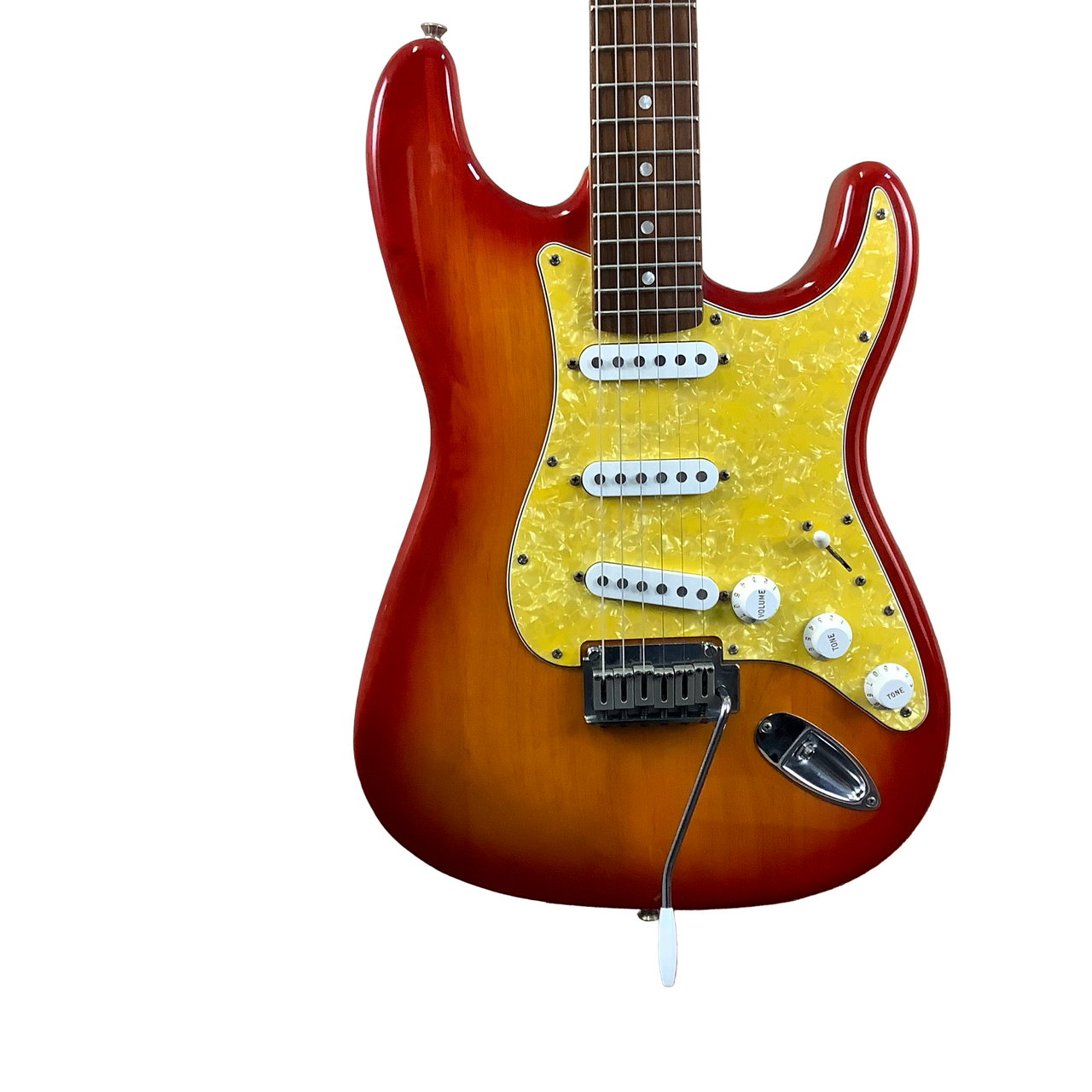 Used Squier CLASSIC VIBE STRATOCASTER Electric Guitar Cherry