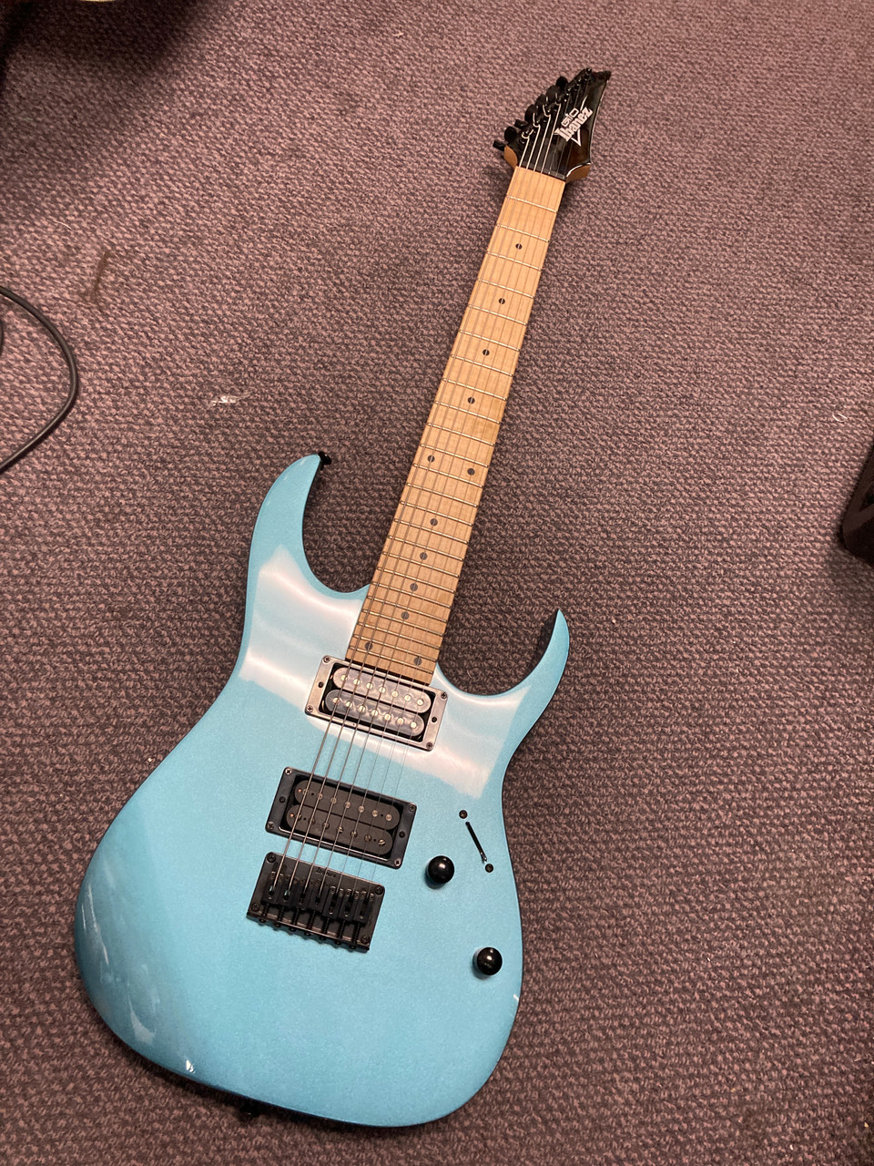 Ibanez GIO 専用 Used Ibanez GIO 7 STRING S Type Electric Guitar Blue 7-String