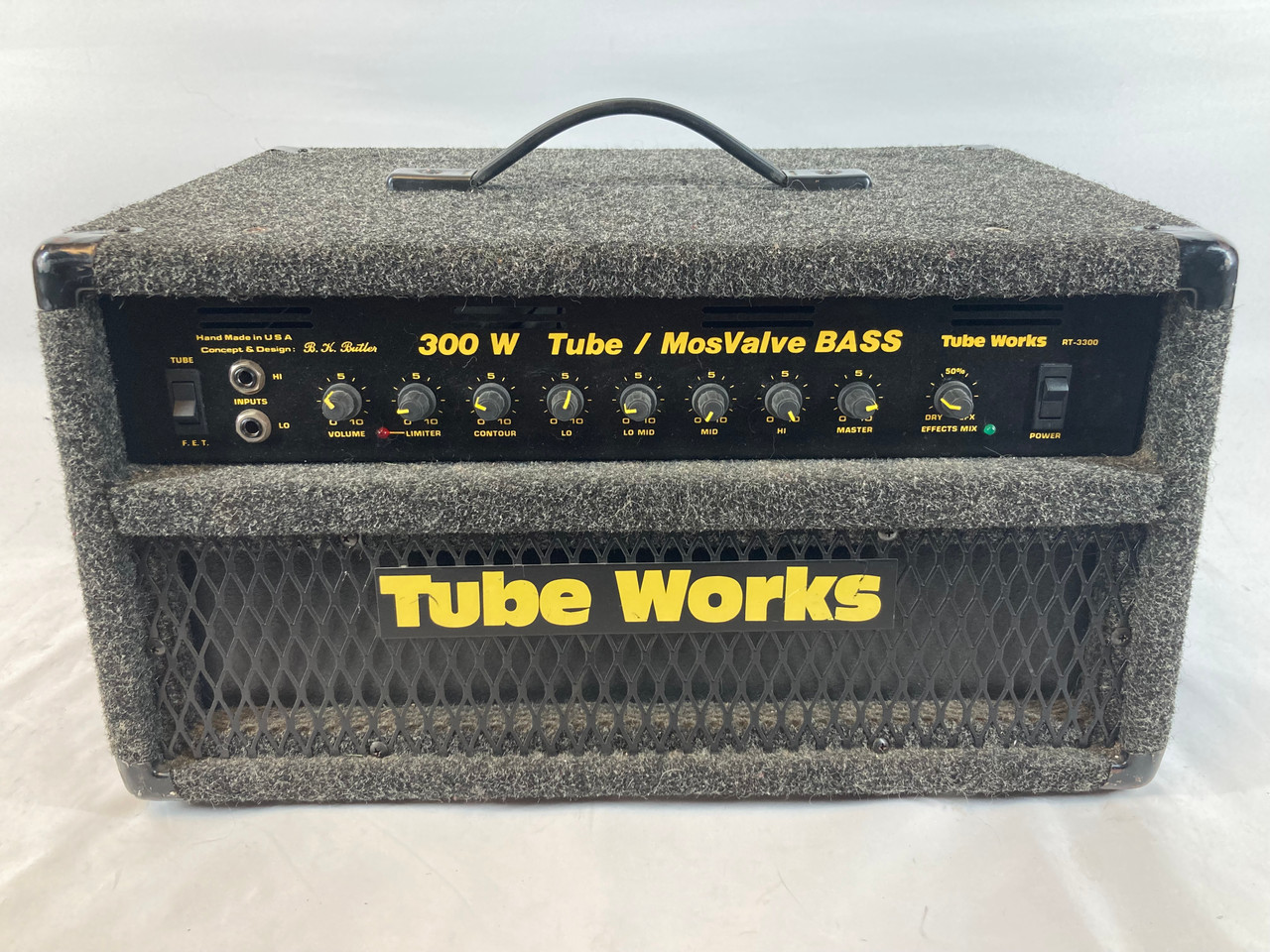 Used Tube Works RT 3300 Bass Amp Head