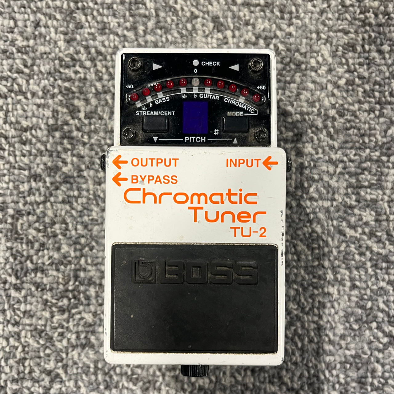 Used BOSS TU-2 CHROMATIC TUNER Guitar Pedal