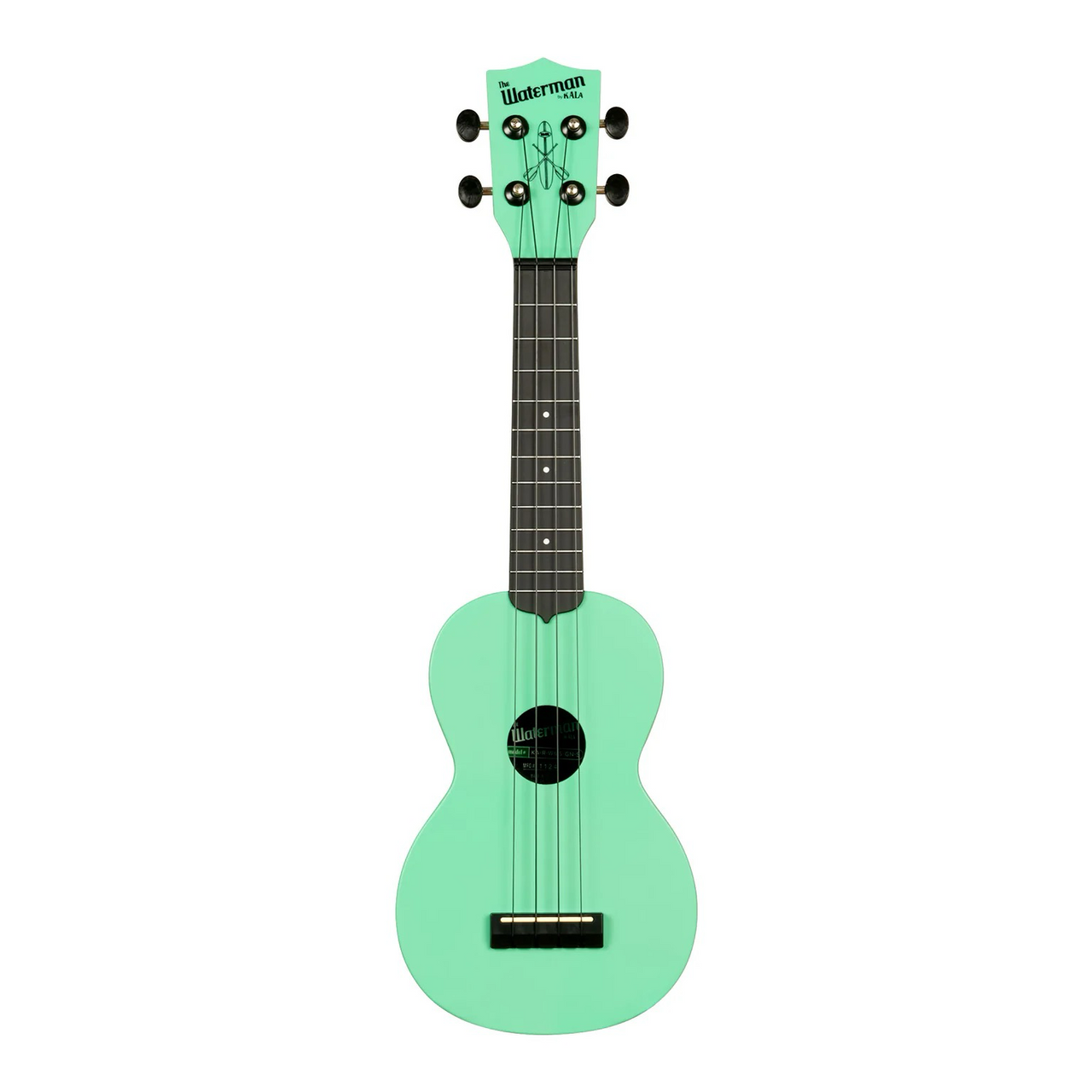 New Kala Sea Foam Green Soprano Recycled Waterman Ukulele