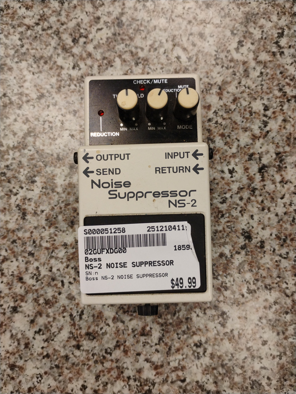 Used Boss NS-2 NOISE SUPPRESSOR Guitar Effect