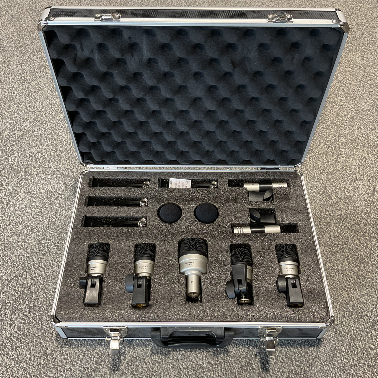 Used Neewer NW-7 7 PC DRUM MIC SET Microphone