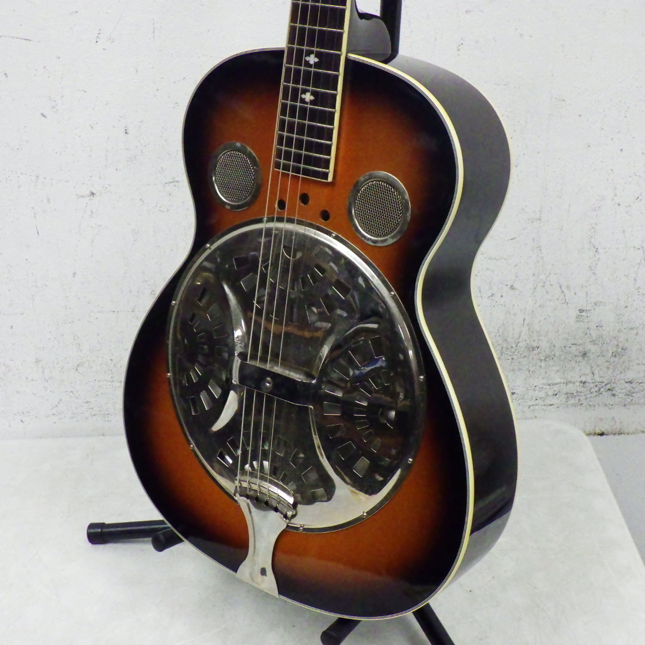 Used Rogue CLASSIC SPIDER RESONATOR Solid Top Acoustic Guitar Sunburst