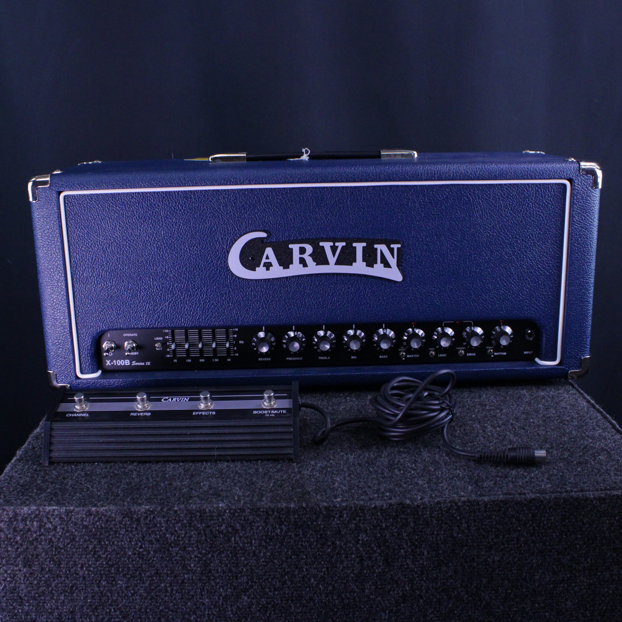 Used Carvin X100B SERIES IV BLUE TOLEX TUBE HEAD Tube Guitar