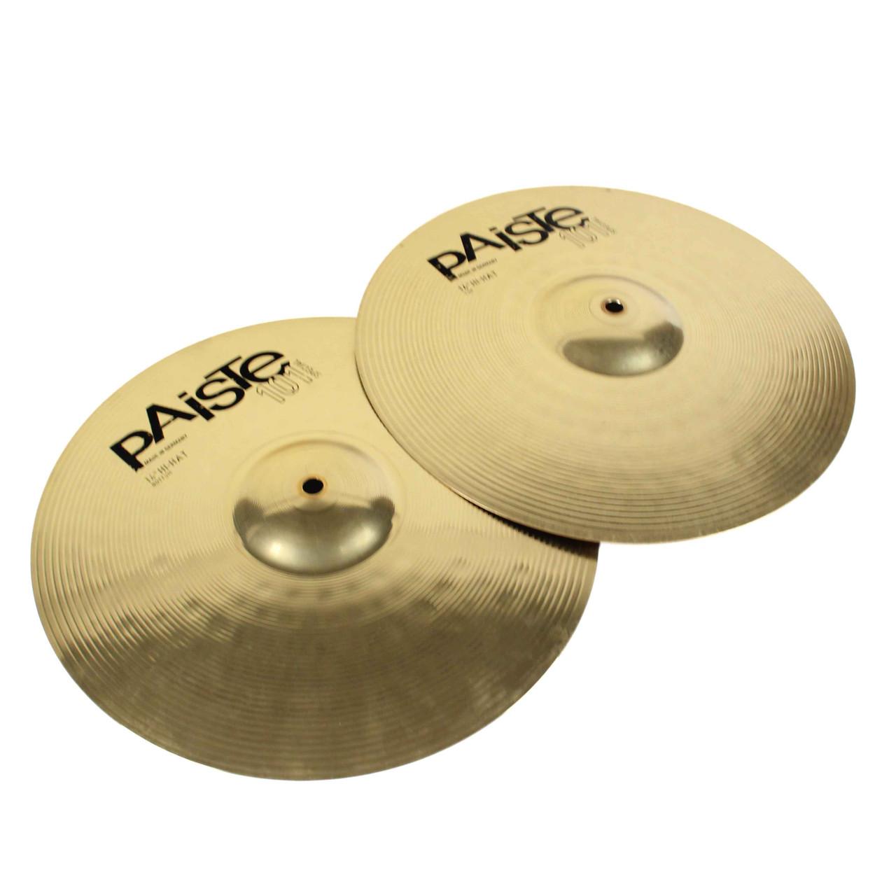Used Paiste 101 SPECIAL HI HAT 14 Hi Hat Cymbals 14 Used Paiste 101 SPECIAL HI HAT 14 Hi Hat Cymbals 14