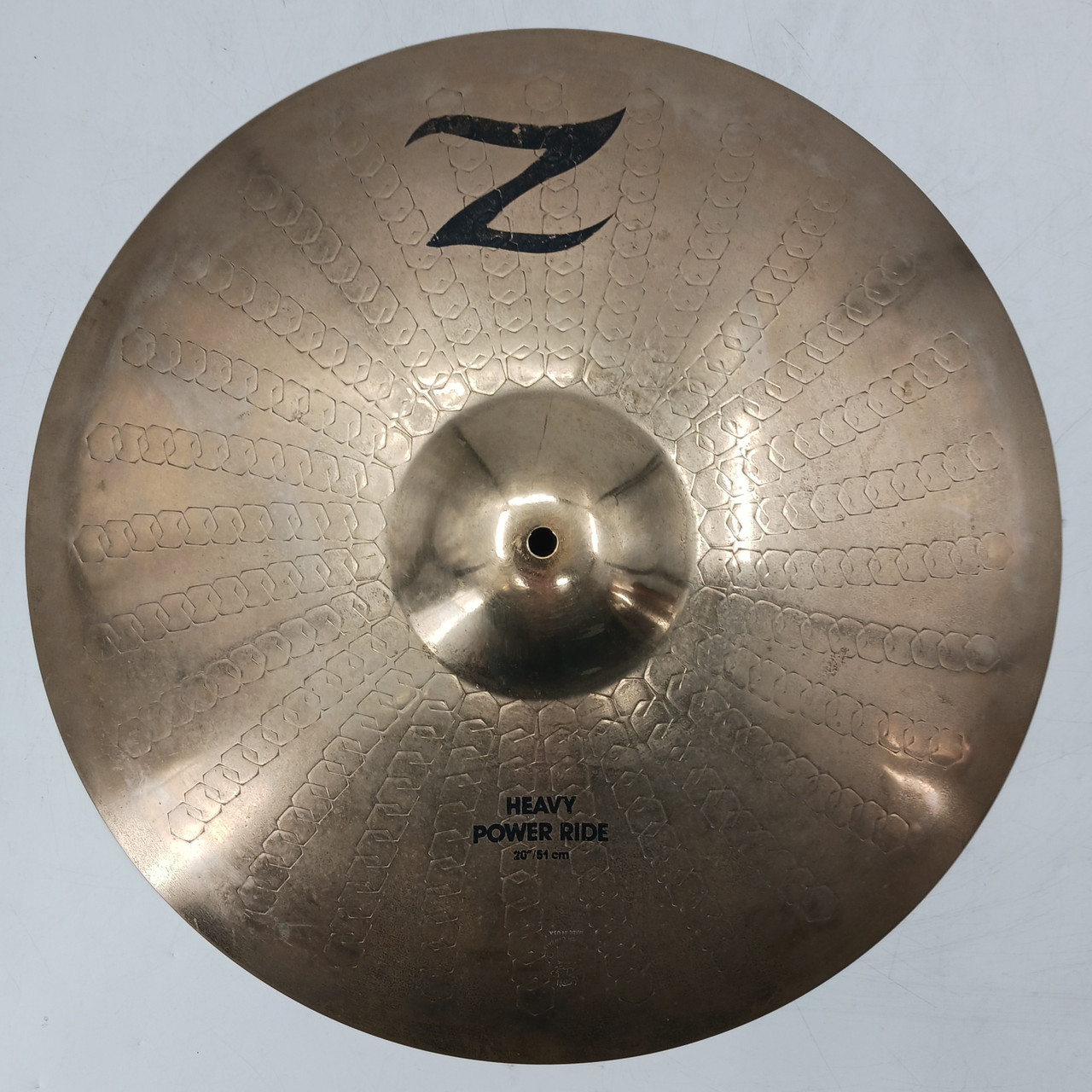Used Zildjian 20 IN HEAVY POWER RIDE Vintage Ride Cymbal 20