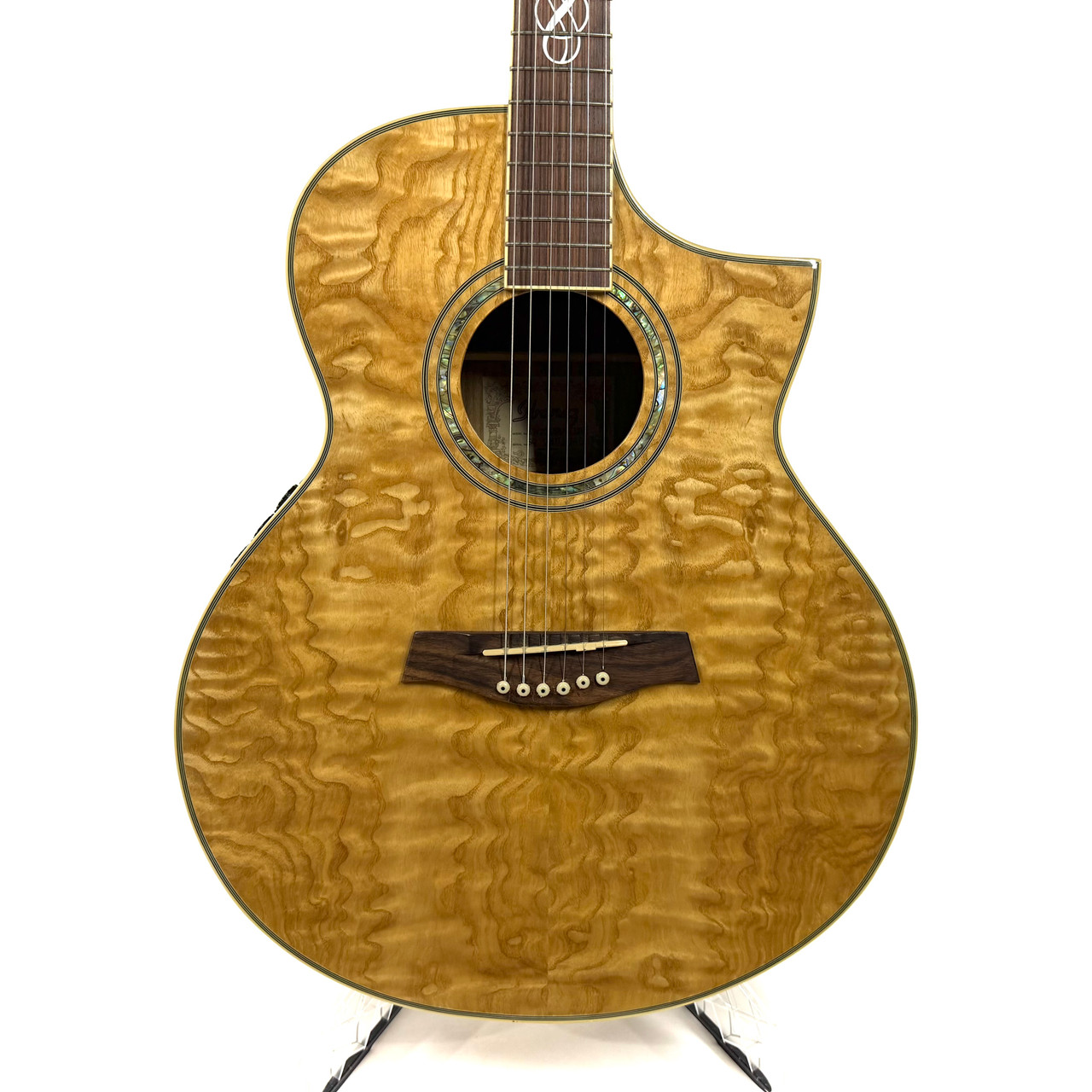 Used Ibanez EW20ASENT1202 Solid Top Acoustic Guitar Natural
