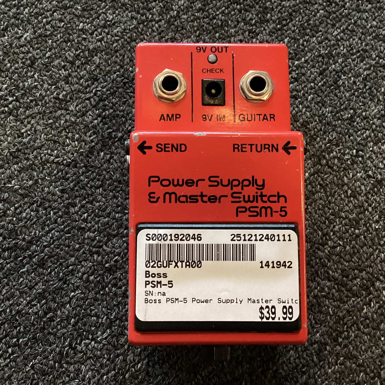 Used Boss PSM-5 Guitar Effects Pedal