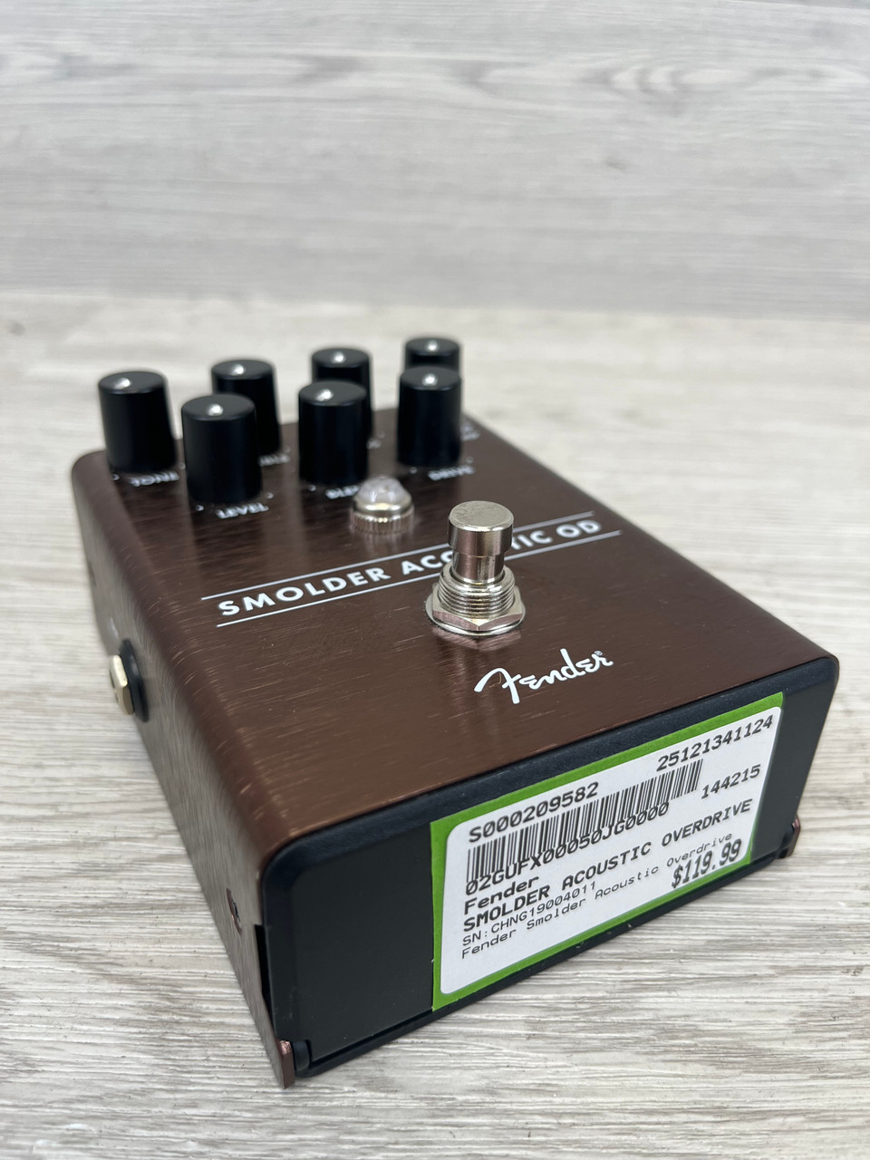 Used Fender Smolder Acoustic Overdrive Pedal