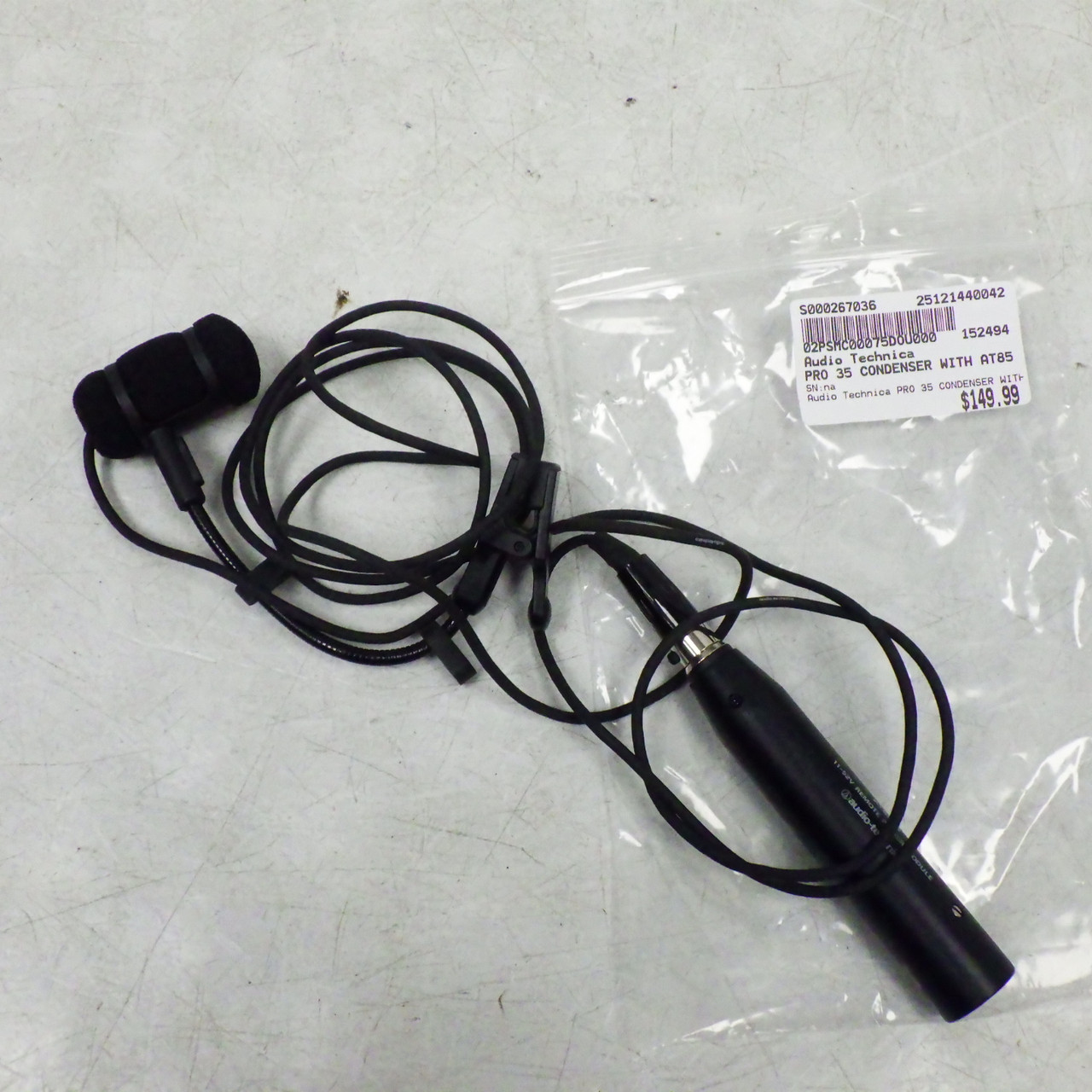 Used Audio Technica PRO 35 CONDENSER WITH AT8538 Condenser Microphone