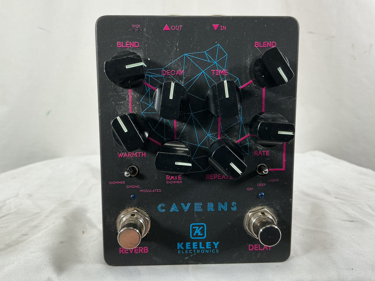Used Keeley CAVERNS PEDAL Multi-FX Pedal