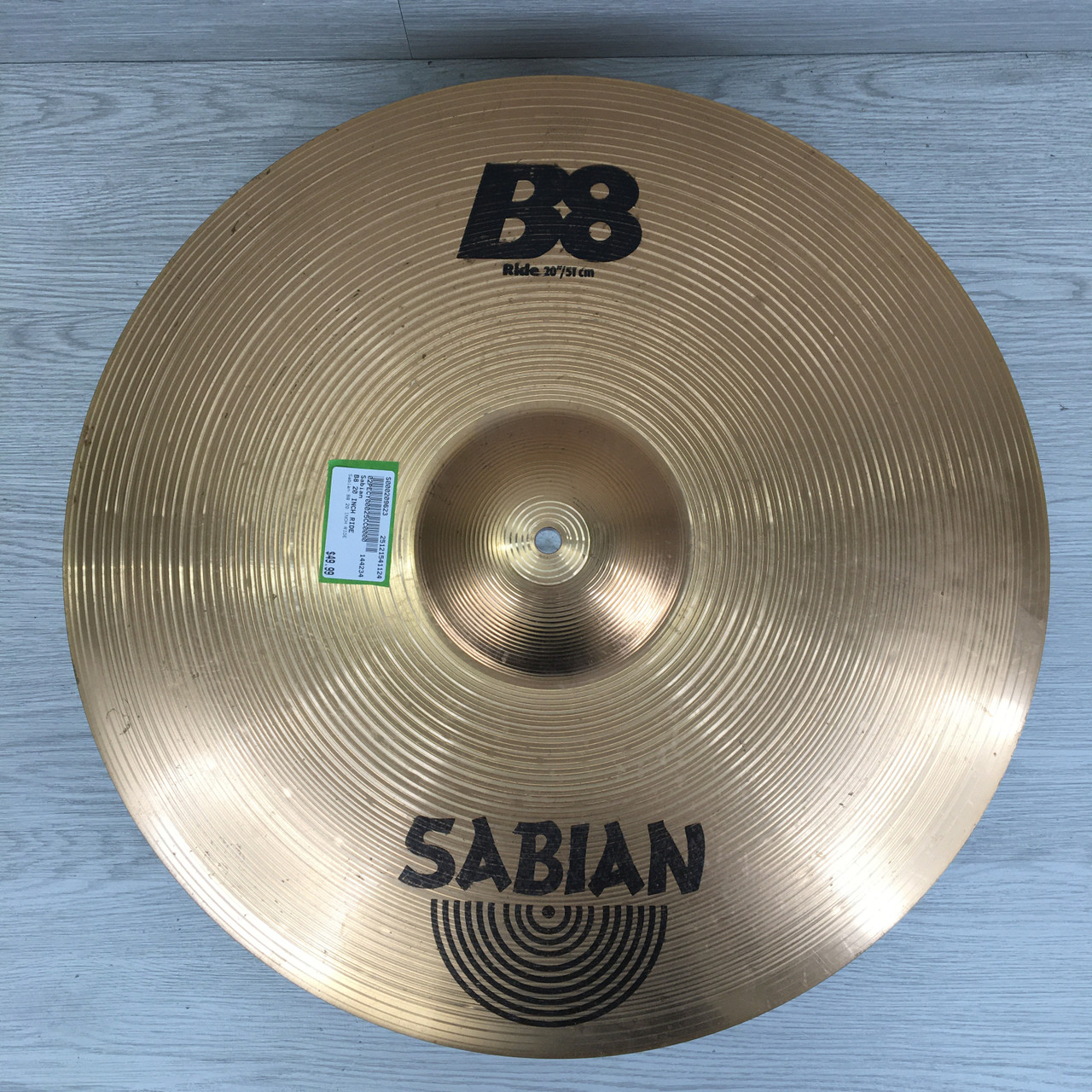 GO-552】SABIAN セイビアン B8 Ride 20 【公式通販】