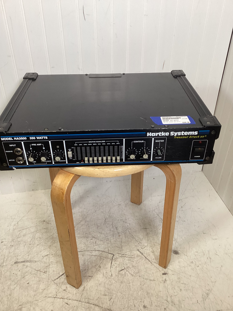 Hartke HA3500 350 WATTS ジャンク Used Hartke HA3500 350 WATTS Bass Amplifier Head