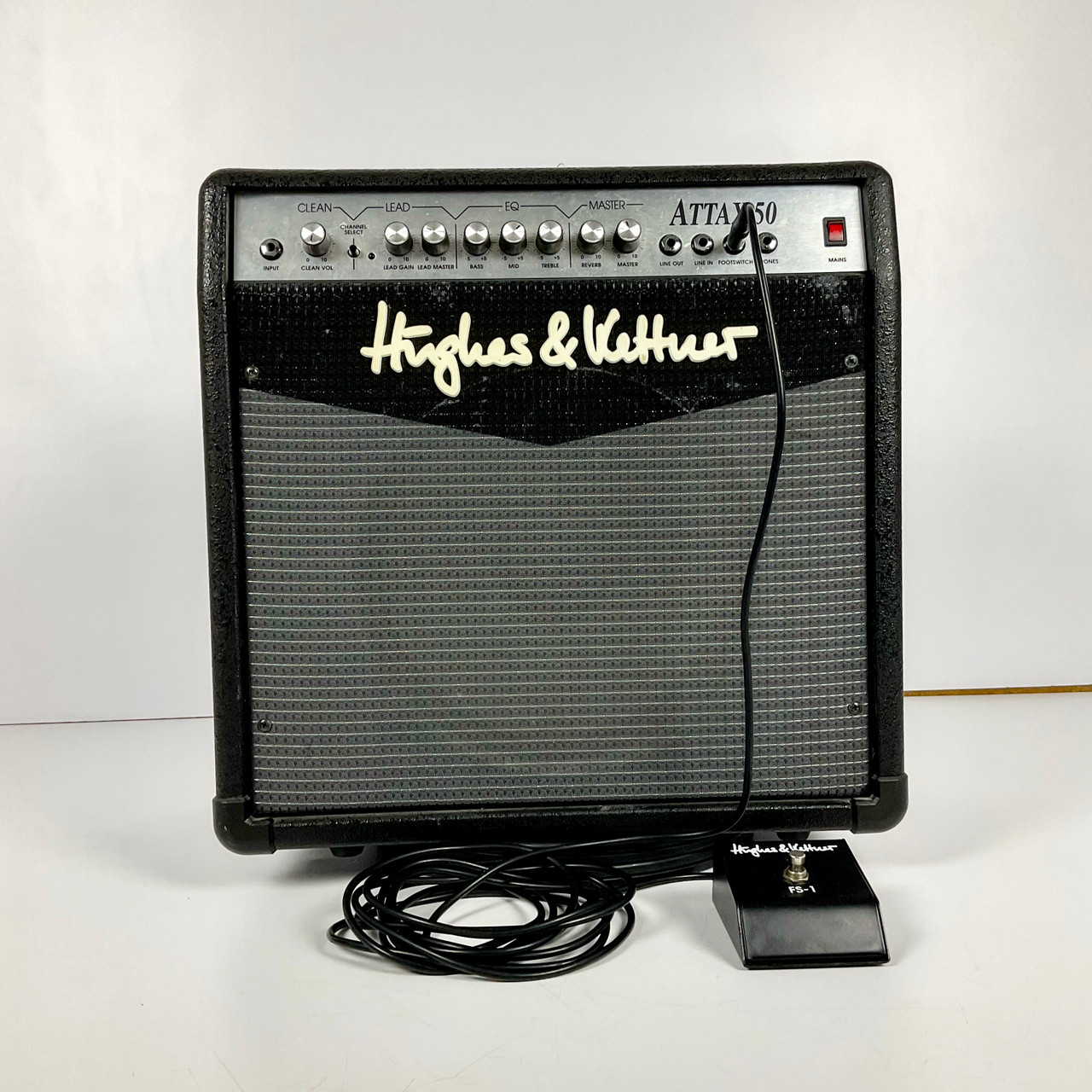ヒュース＆ケトナー　HUGHES&KETTNER　50W　ギターアンプ　ATTAX50 Used Hughes & Kettner Attax 50 Solid State Amplifier 1 x 12