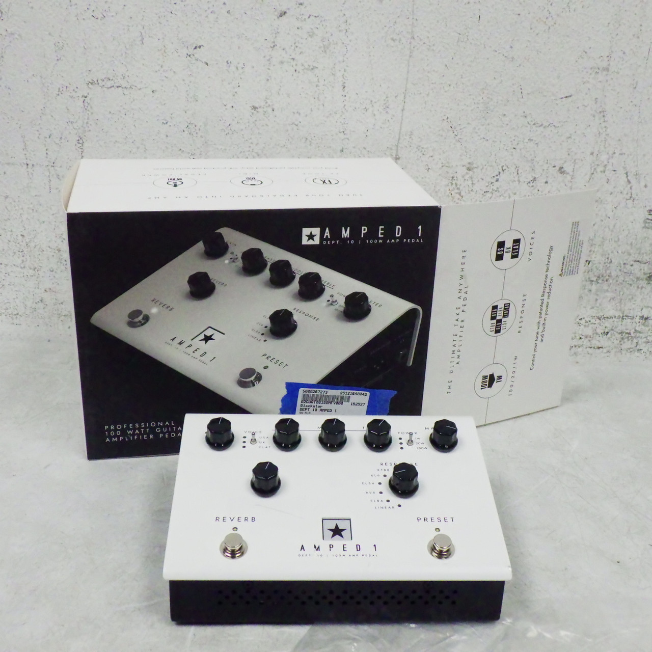 Used Blackstar DEPT 10 AMPED 1 Tube Guitar Amplifier Head