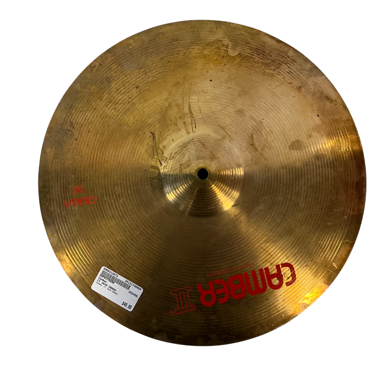 Used Camber II 16IN CRASH Crash Cymbal 16