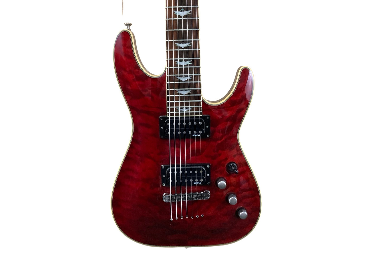 【11857】Schecter omen extreme FR red Schecter Guitar Research Omen Extreme-6 FR Electric Guitar | Music