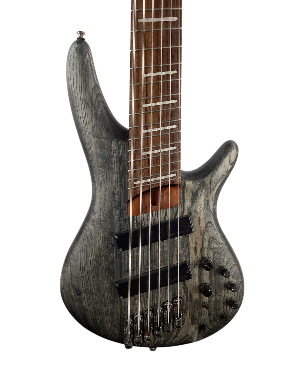 Used Ibanez SDGR SRFF 806 Modern Metal Bass Guitar Silver/Gray 6