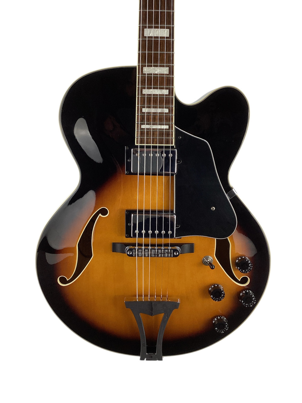 Used Ibanez ARTCORE AF75-BS-12-01 SEMI-HOLLOW ELEC Semi-Hollow