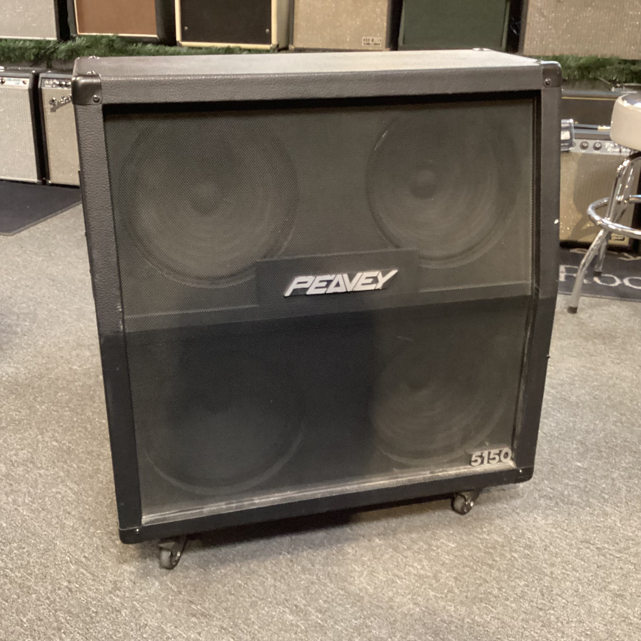 Used Peavey 5150 SLANT 412 4 x 12 Guitar Speaker Cabinet 4 x 12