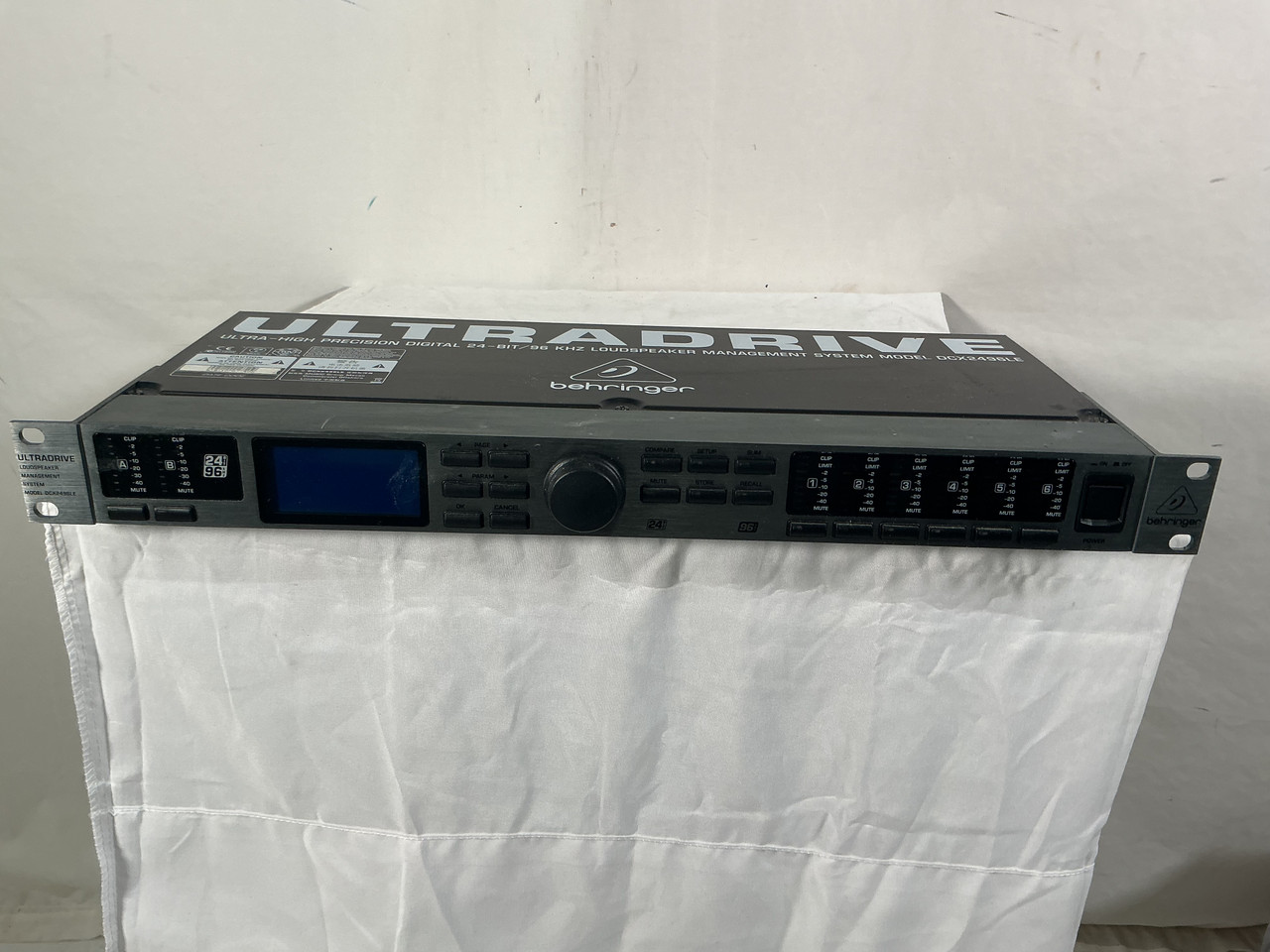 Used Behringer ULTRADRIVE DCX2496LE SPEAKER MANAGEMENT Multi Effects Used Behringer ULTRADRIVE DCX2496LE SPEAKER MANAGEMENT Multi Effects