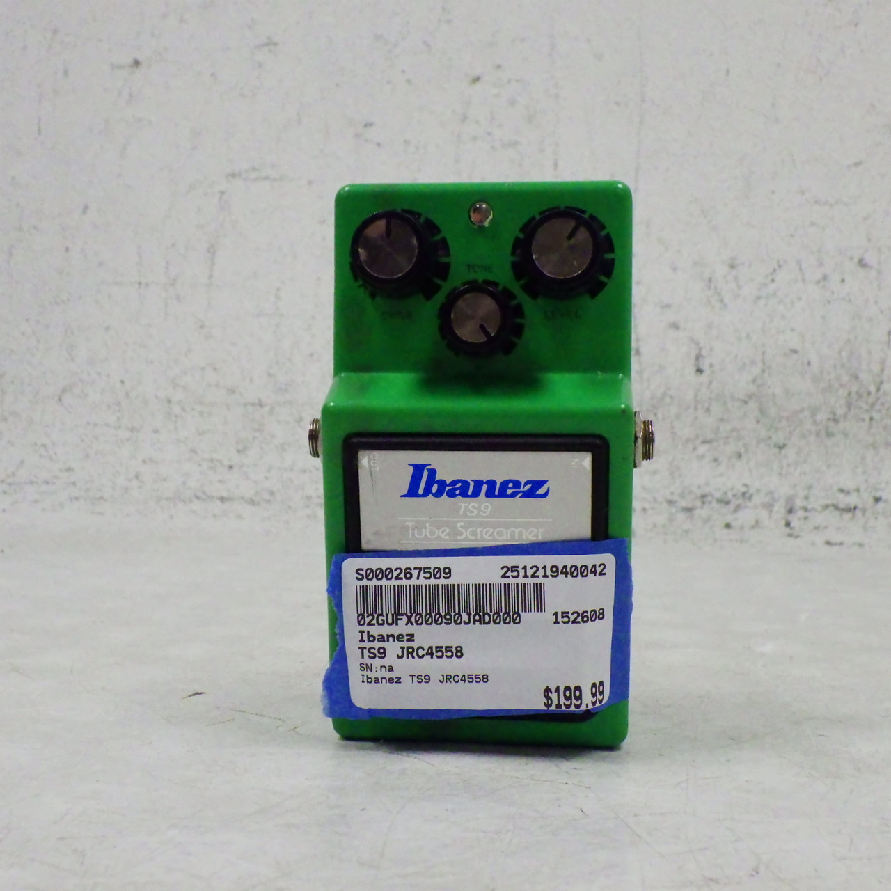Used Ibanez TS9 JRC4558 Distortion Pedal