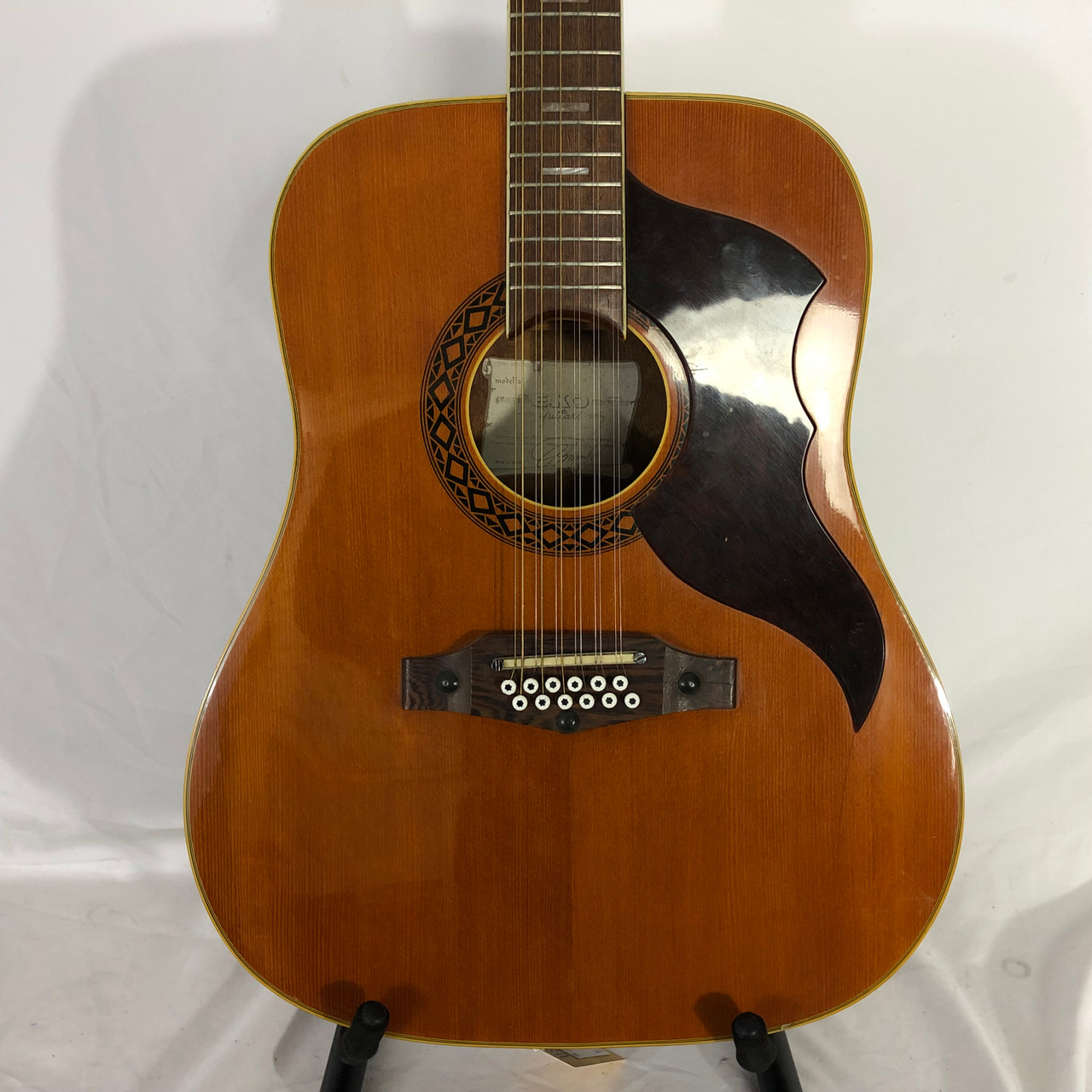 Used EKO MODELLO 12 STRING Vintage Laminate Top Acoustic Guitar Wood
