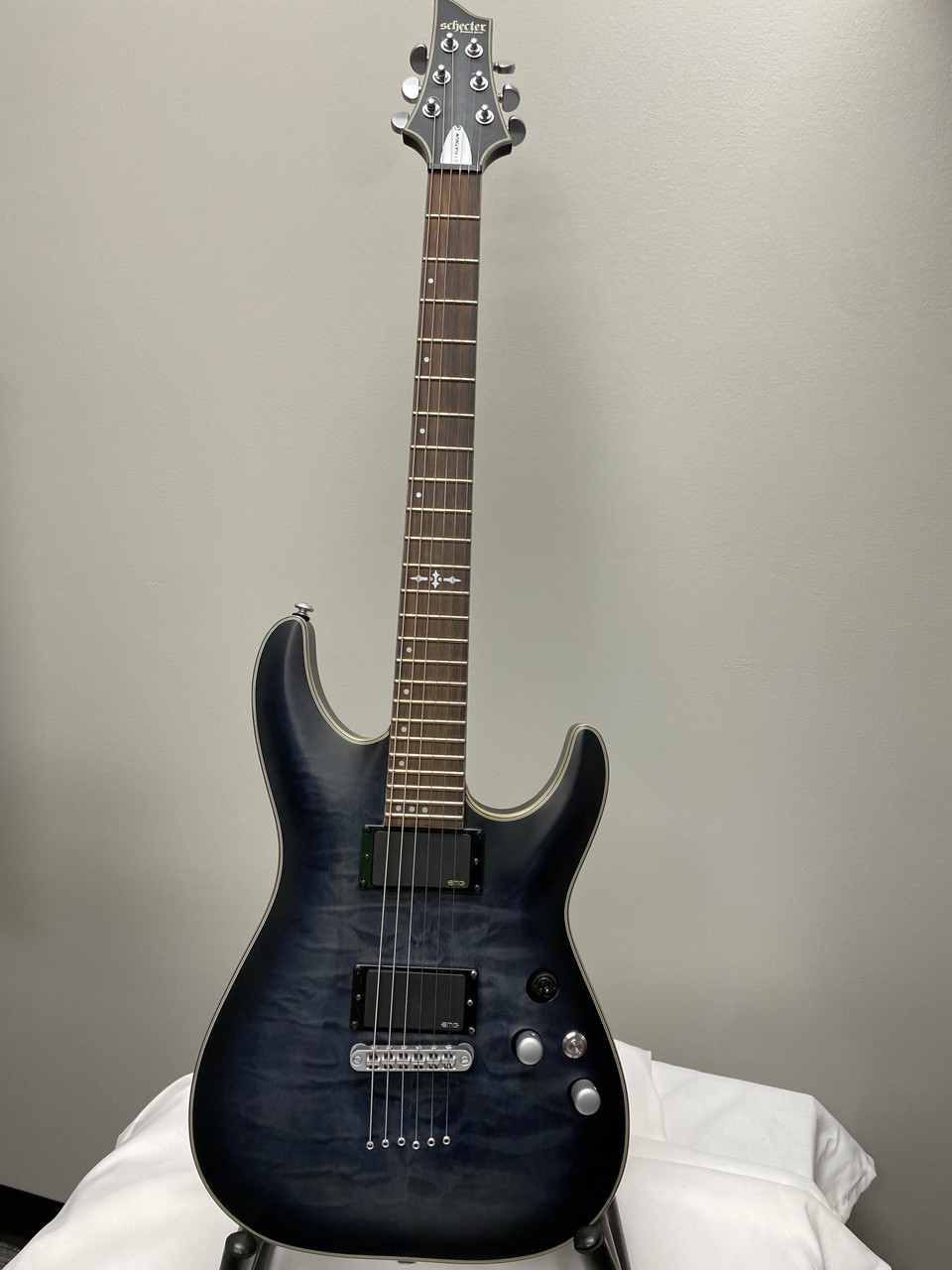Used Schecter DIAMOND SERIES C-1 PLATINUM S Type Electric Guitar