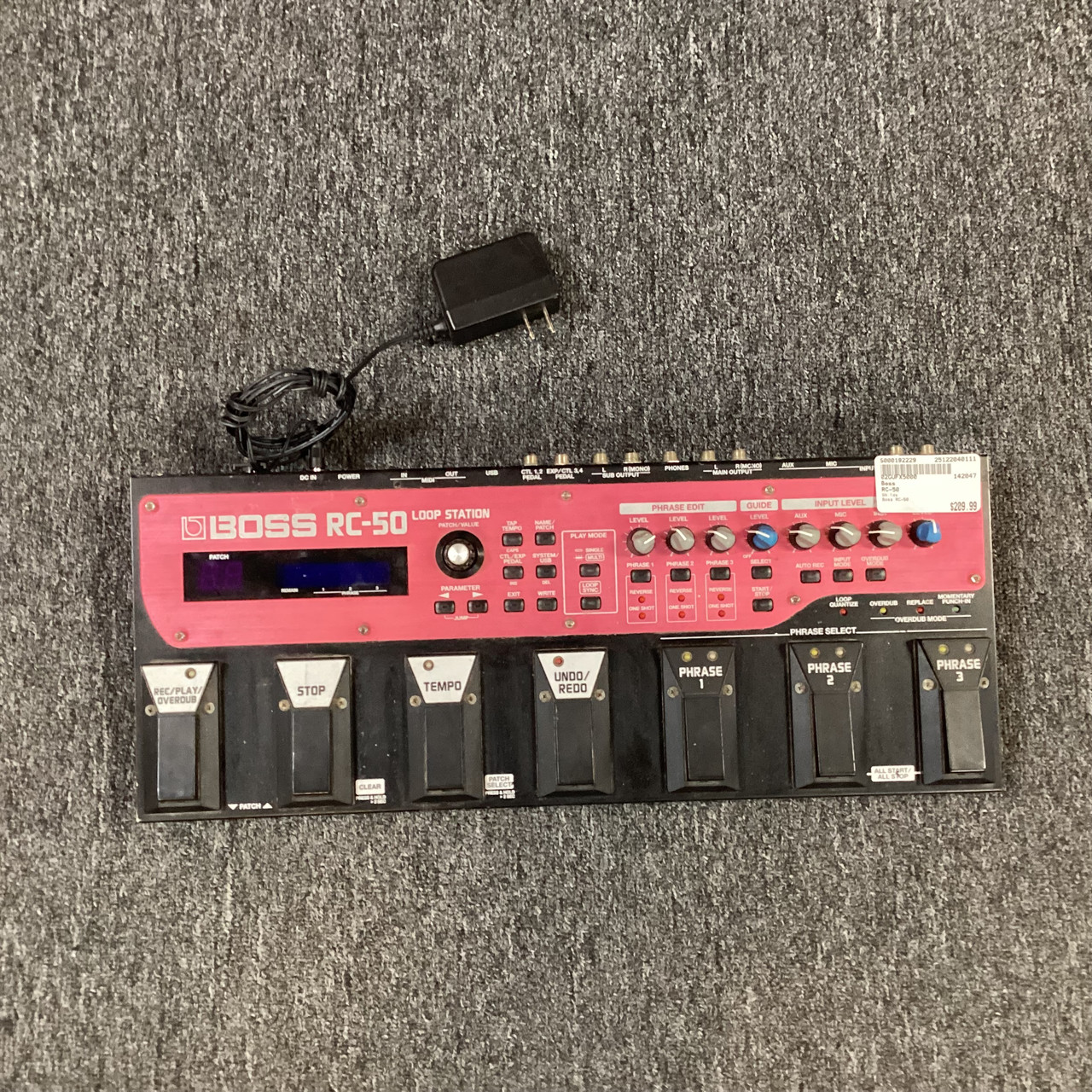 Used Boss RC-50 Looper Pedal