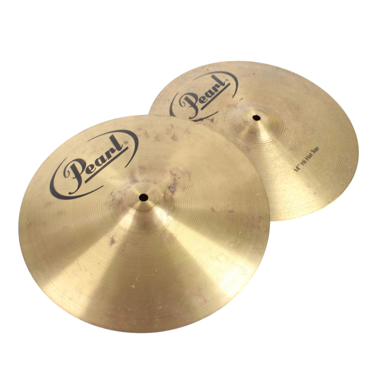 Used Pearl 14 IN HI HATS Hi Hat Cymbals 14