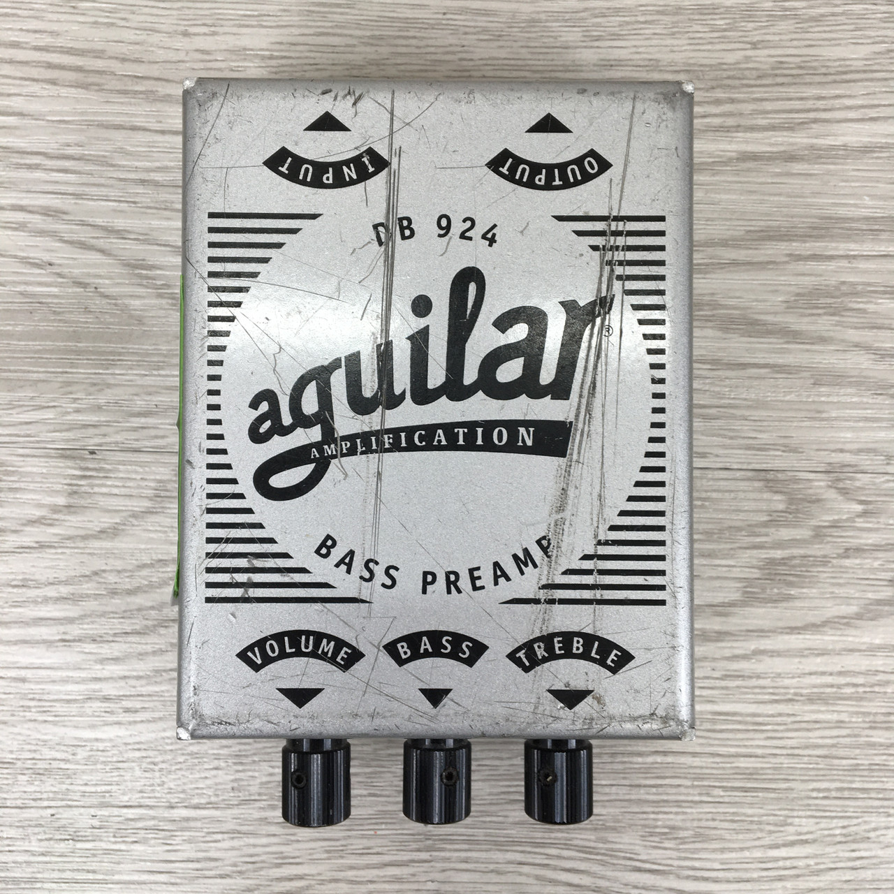 Used Aguilar DB 924 -BACK PLATE Bass Pre-Amp Pedal