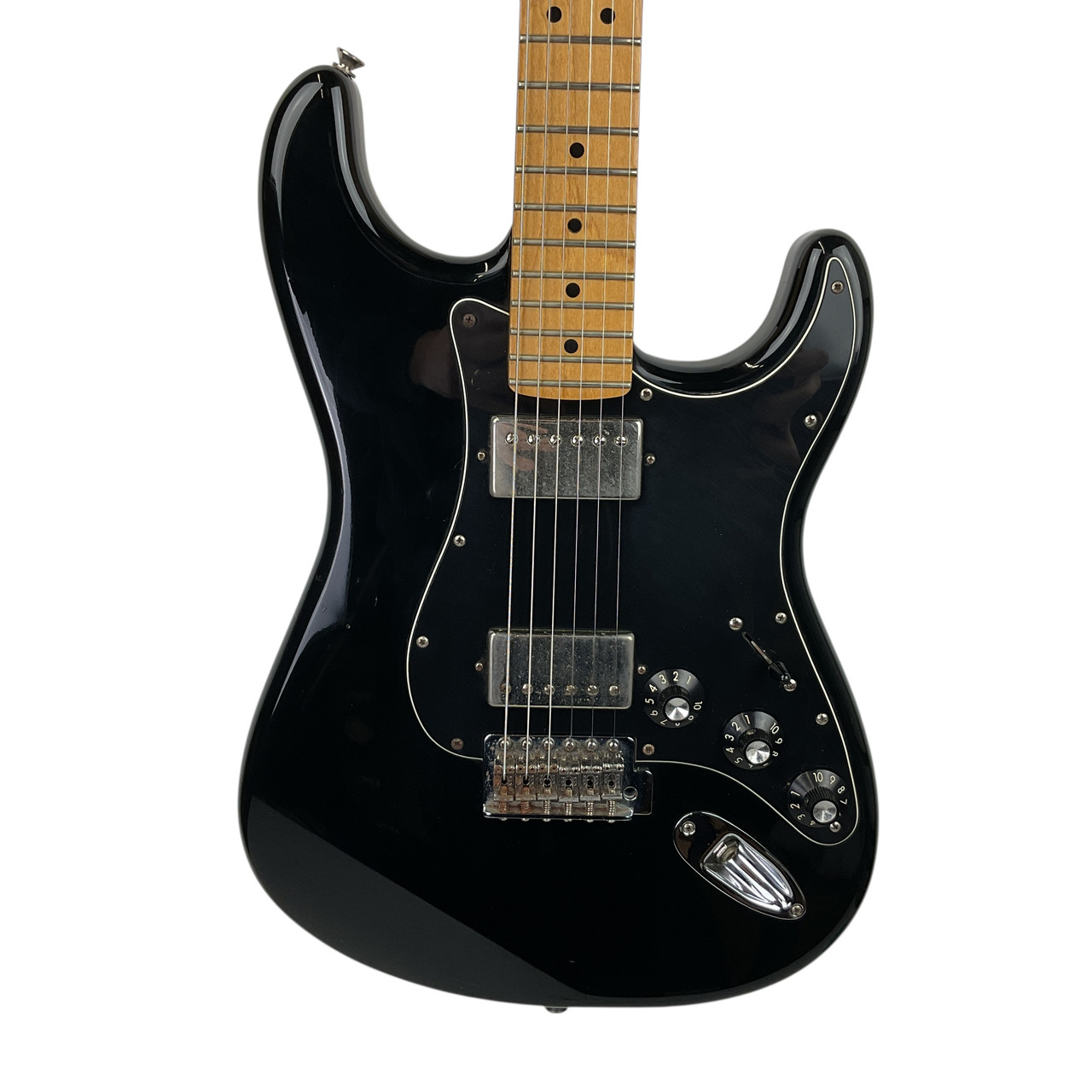 Used Fender MIM BLACKTOP STRATOCASTER HH S Type Electric Guitar