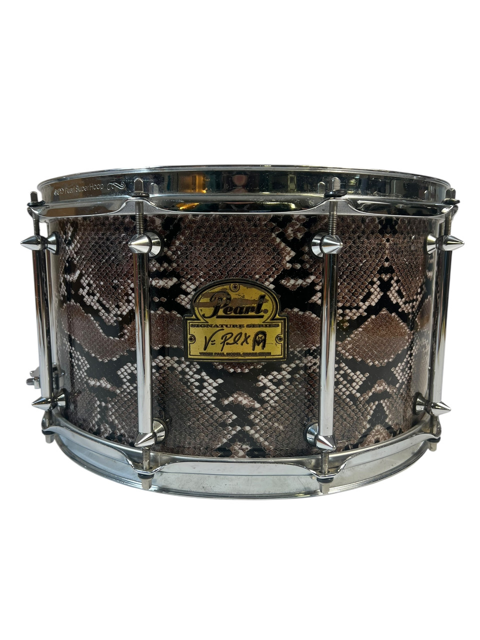 Used Pearl VP1480 14X8 VINNIE PAUL SIGNATURE SNARE Wood Snare Drum 14