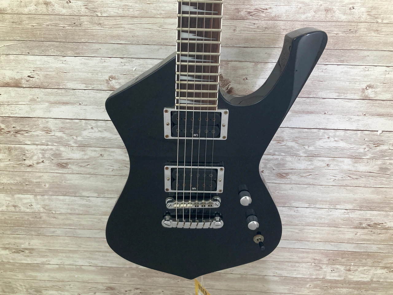 Used Ibanez ICEMAN ICX220 Pointy Electric Guitar Black 6-String