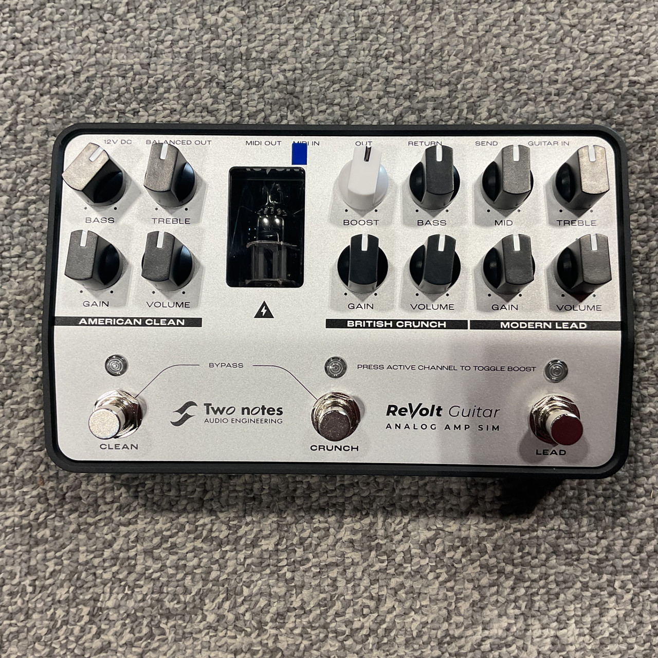 Used TWO NOTES REVOLT GUITAR Analog Amp Modeling Pedal