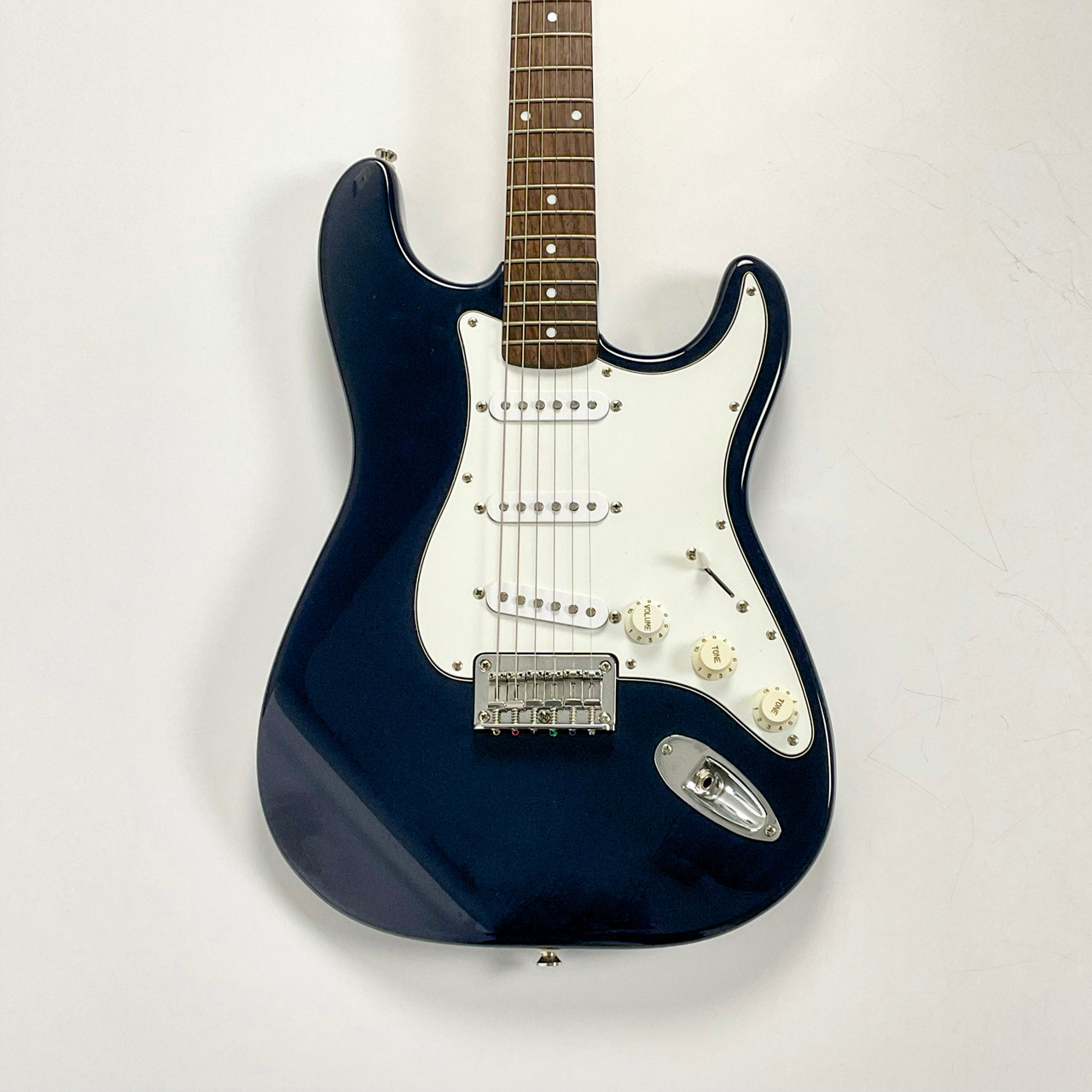 Used Squier Bullet Stratocaster Electric Guitar Blue 6-String