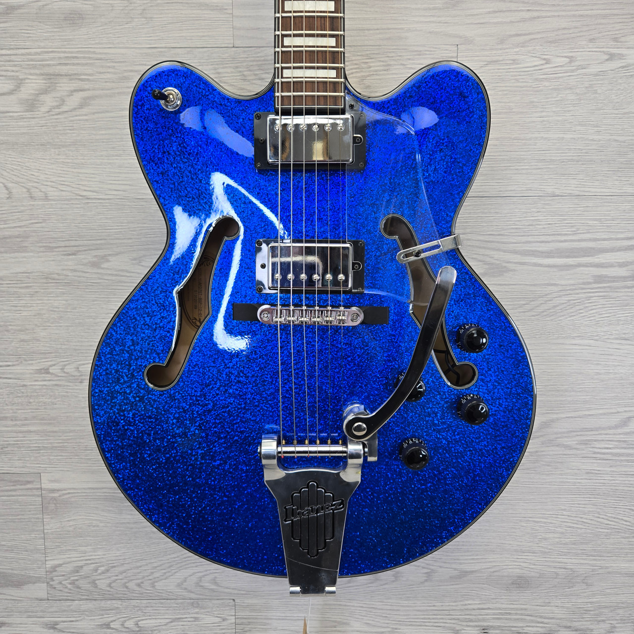 Used Ibanez ARTCORE AFD75T-BSP-12-01 BLUE SPARKLE Semi-Hollow