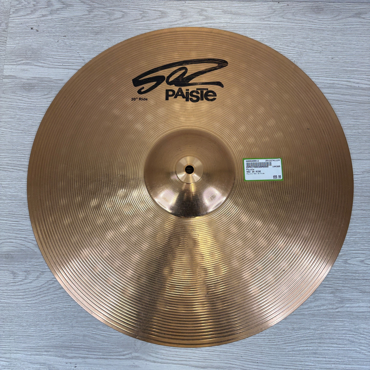 Used Paiste 502 20 RIDE Ride Cymbal 20