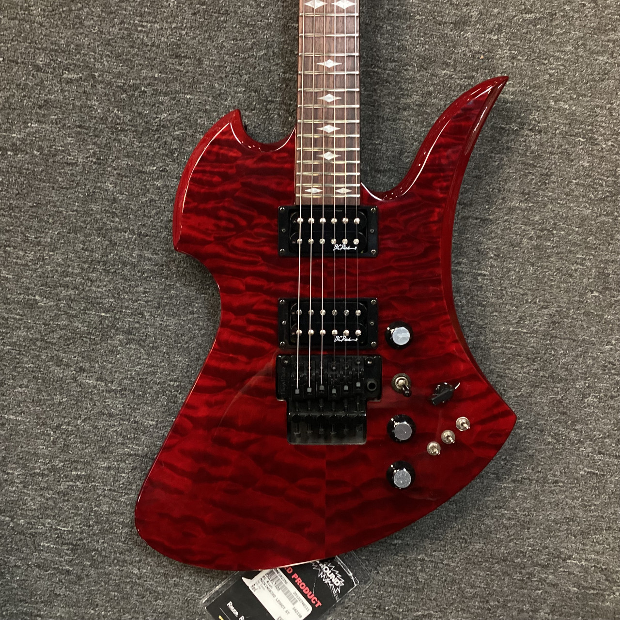Used BC Rich MOCKINGBIRD LEGACY ST Pointy Electric Guitar Red 6-String