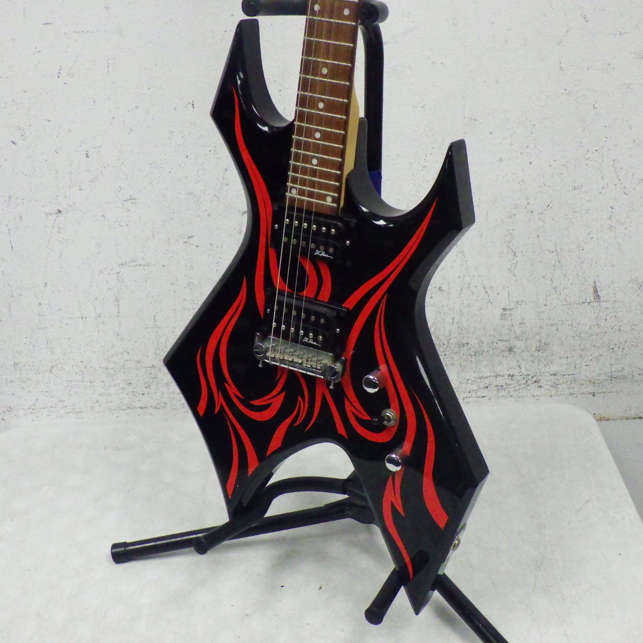 Used BC Rich KKW KERRY KING WARTRIBE Pointy Electric Guitar Black