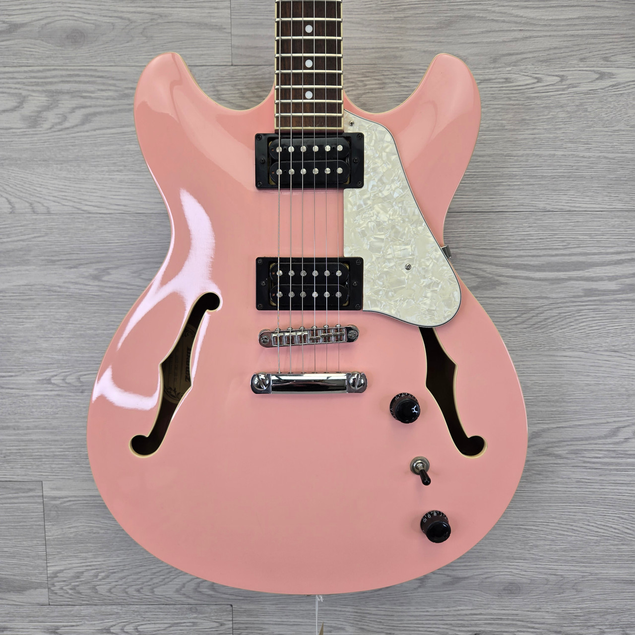 Used Ibanez AS63 ARTCORE Semi-Hollow Electric Guitar Pink 6-String