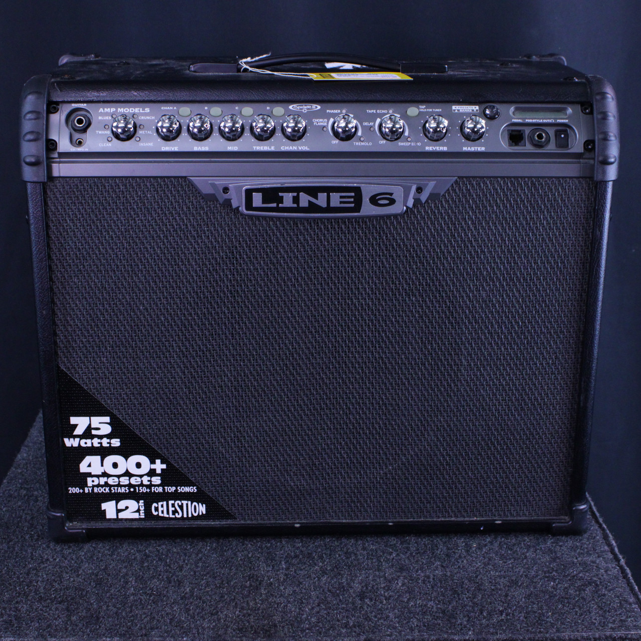 Used Line 6 SPIDER IV 75 GUITAR AMPLIFIER 1 x 12 Solid State