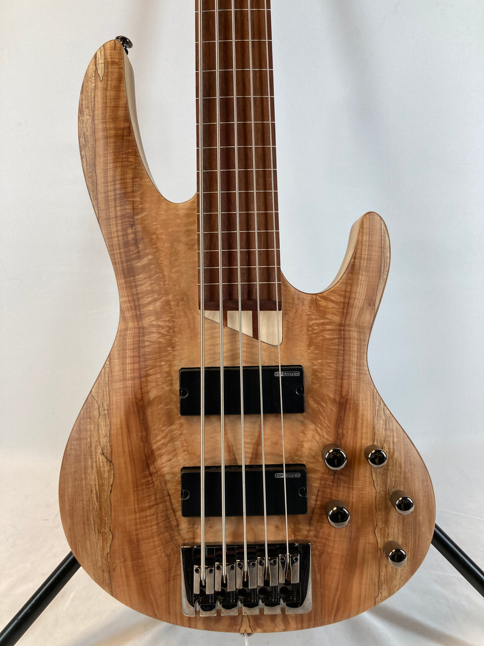 Used LTD B-205FL Bass Guitar Natural 5-String