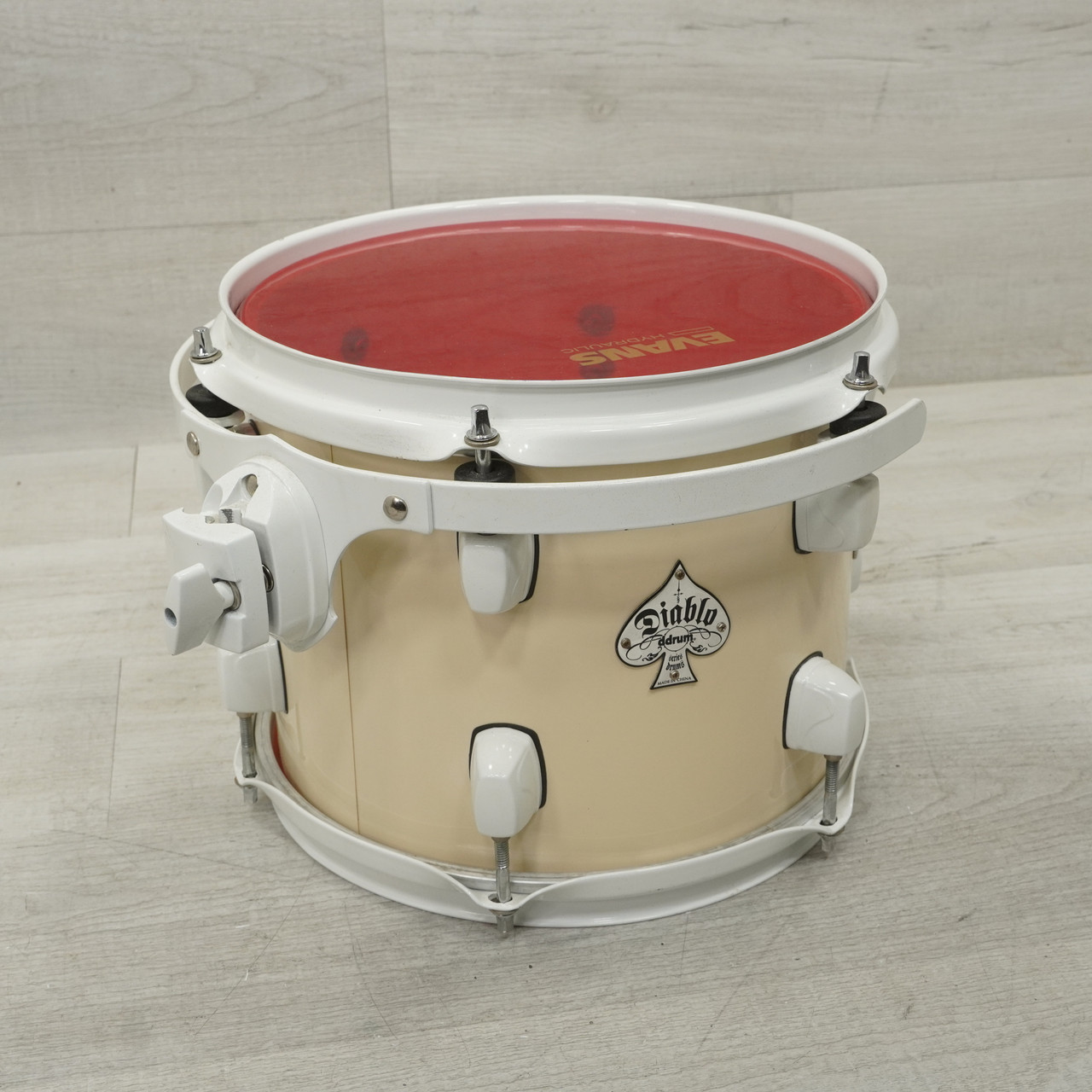 レモ　トーキングドラム Used Ddrum 10x8 Diablo Rack Tom White