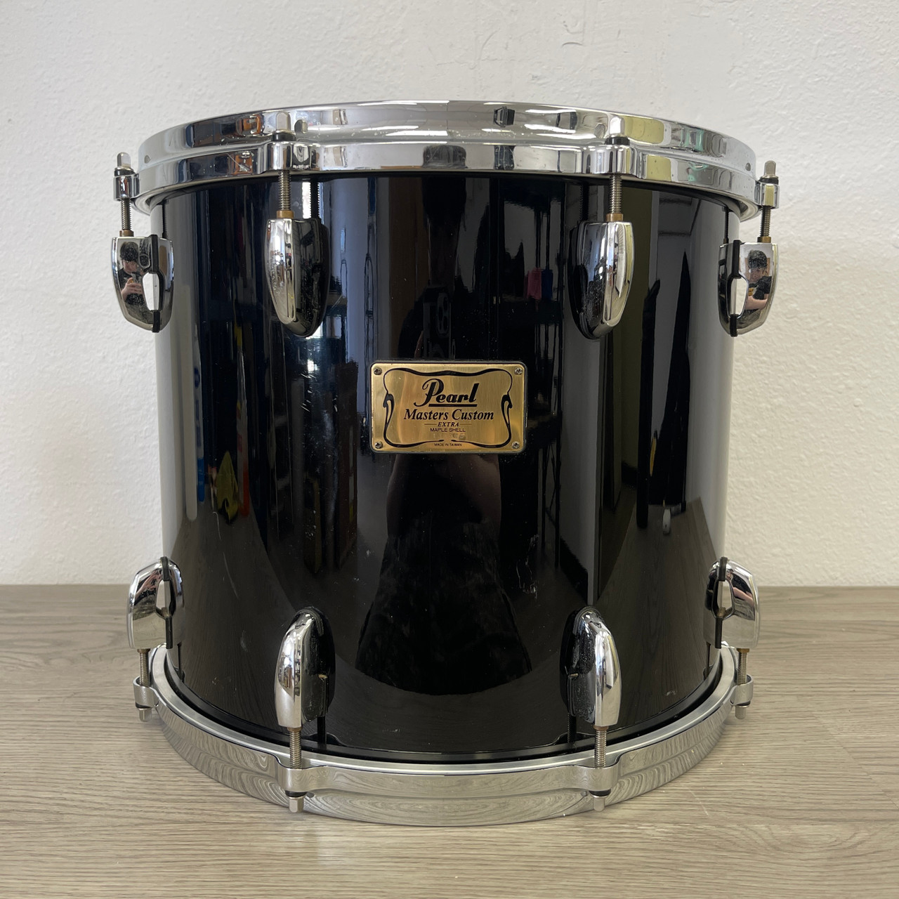 Used Pearl 14X12IN MASTERS CUSTOM EXTRA TOM Rack Tom Black 14