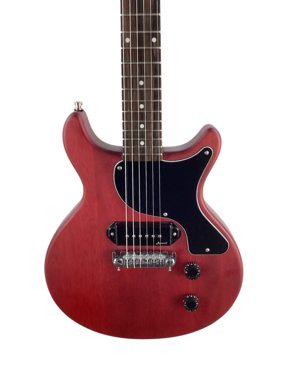 Used HARLEY BENTON DC-JUNIOR Double Cut Electric Guitar Red 6-String