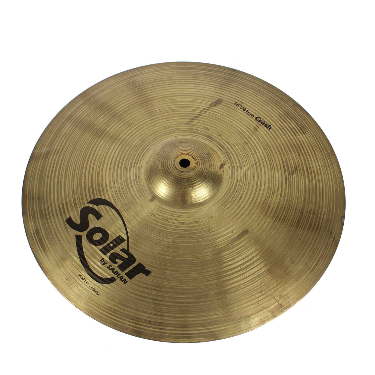 Used Sabian SOLAR CRASH 16 Crash Cymbal 16