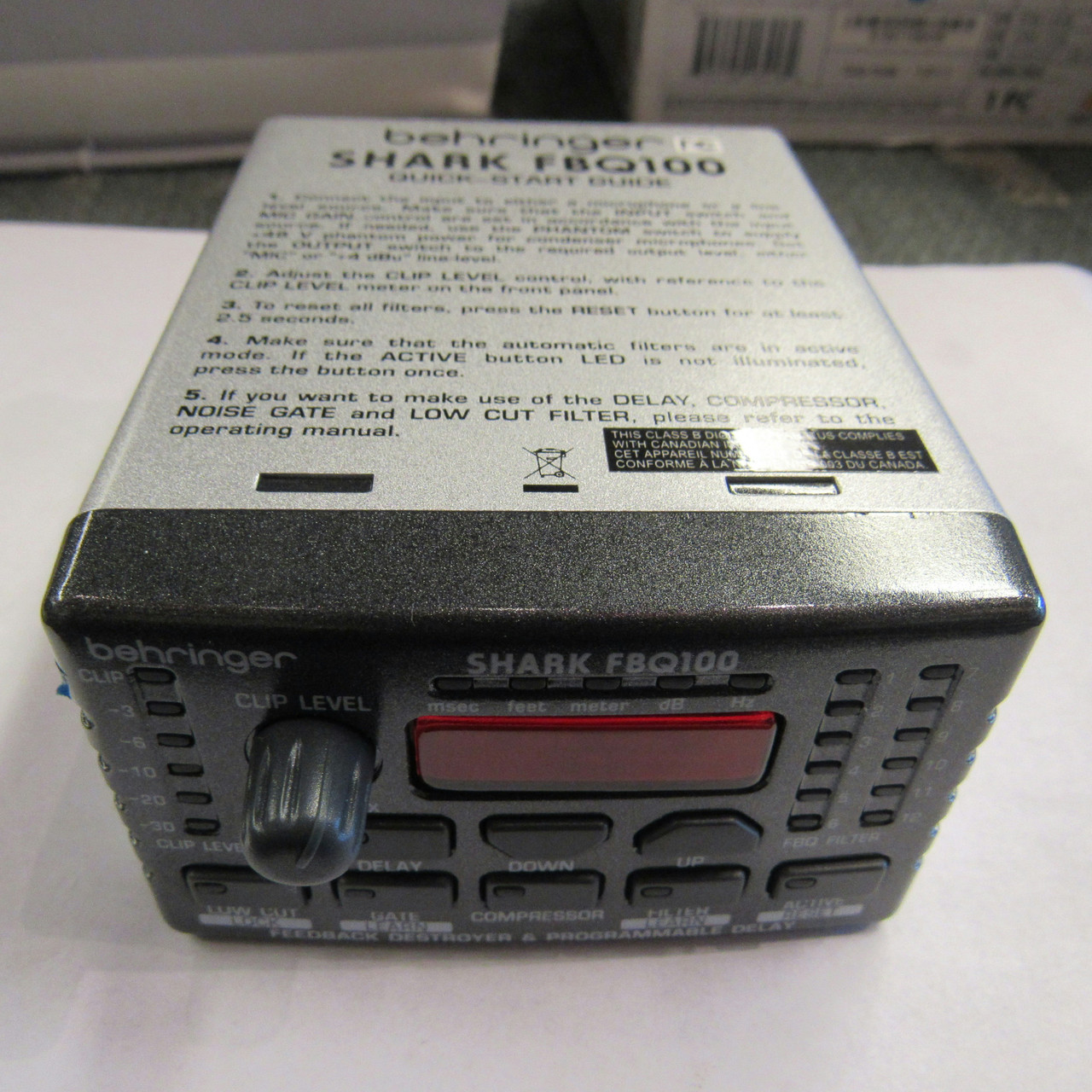 Used Behringer SHARK FBQ100 Effects